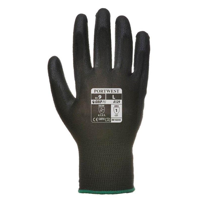 Portwest A129 PU Palm Glove - Carton (480 Pairs) - GENERAL HANDLING GLOVES