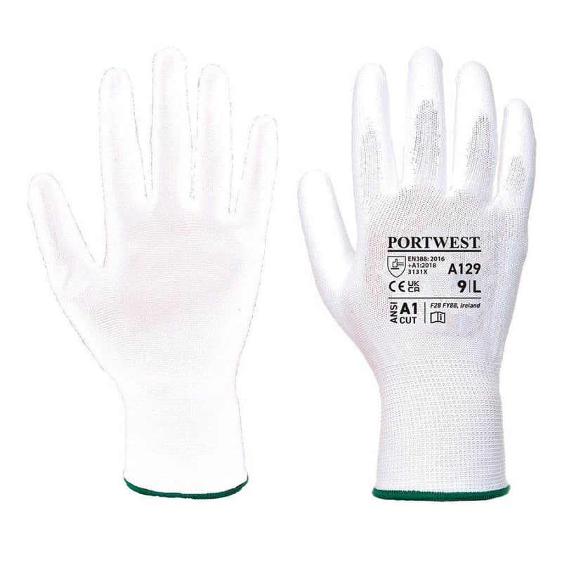 Portwest A129 PU Palm Glove - Carton (480 Pairs) - GENERAL HANDLING GLOVES