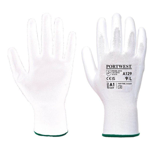 Portwest A129 PU Palm Glove - Carton (480 Pairs) - GENERAL HANDLING GLOVES