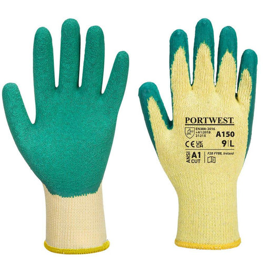 Portwest A150 Classic Grip Latex Glove - GRIP PERFORMANCE GLOVES