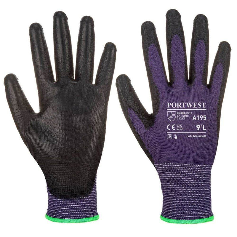 Portwest A195 Touchscreen PU Gloves - GENERAL HANDLING GLOVES