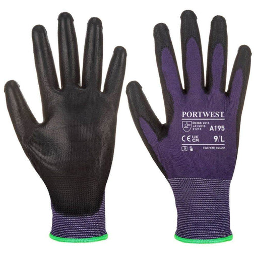 Portwest A195 Touchscreen PU Gloves - GENERAL HANDLING GLOVES