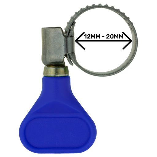 A2 Grip Hose Clip 12mm-20mm - Adjustable 304 Stainless Steel Duct Clamps Hose Pipe Clamps Air Ducting Clamp Worm Drive Hose Clamps - Home & Garden > Lawn & Garden > Watering & Irrigation > Garden Hose Fittings & Valves Tech Hose & Fittings