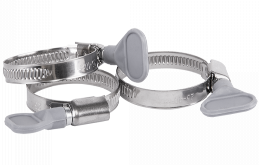 A2 Grip Hose Clip 60mm-80mm - Adjustable 304 Stainless Steel Duct Clamps Hose Pipe Clamps Air Ducting Clamp Worm Drive Hose Clamps - Home & Garden > Lawn & Garden > Watering & Irrigation > Garden Hose Fittings & Valves Tech Hose & Fittings