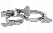 A2 Grip Hose Clip 80mm-100mm - Adjustable 304 Stainless Steel Duct Clamps Hose Pipe Clamps Air Ducting Clamp Worm Drive Hose Clamps - Home & Garden > Lawn & Garden > Watering & Irrigation > Garden Hose Fittings & Valves Tech Hose & Fittings