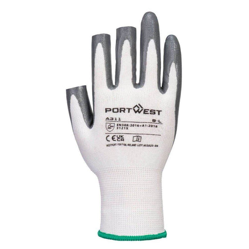 Portwest A311 Grip 13 Nitrile 3 Fingerless Glove (Pk12) - GRIP PERFORMANCE GLOVES