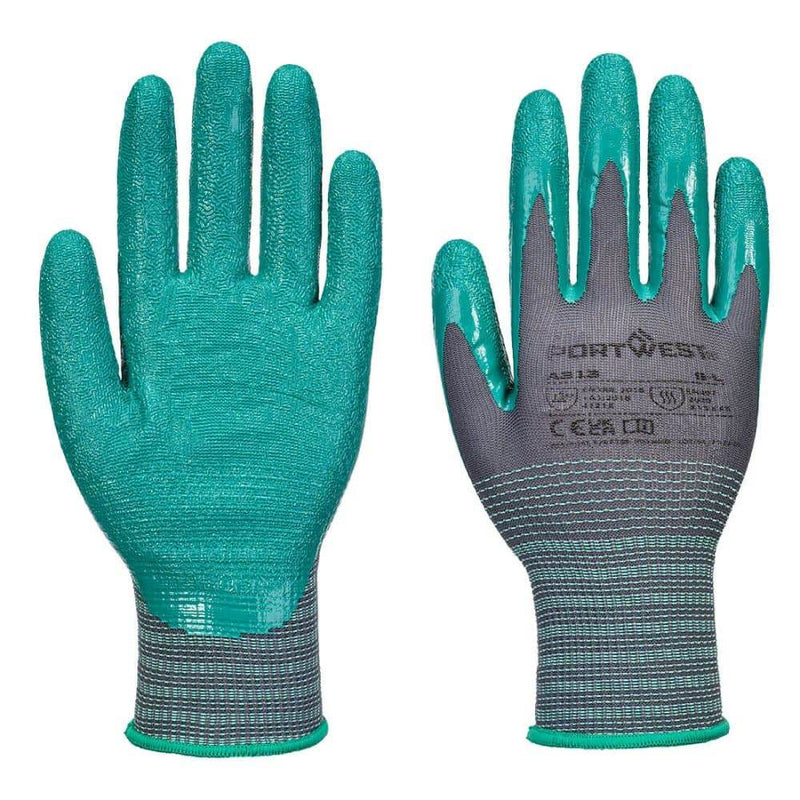 Portwest A313 Grip 15 Nitrile Crinkle Glove (Pack of 12) - HEAT PROTECTION GLOVES