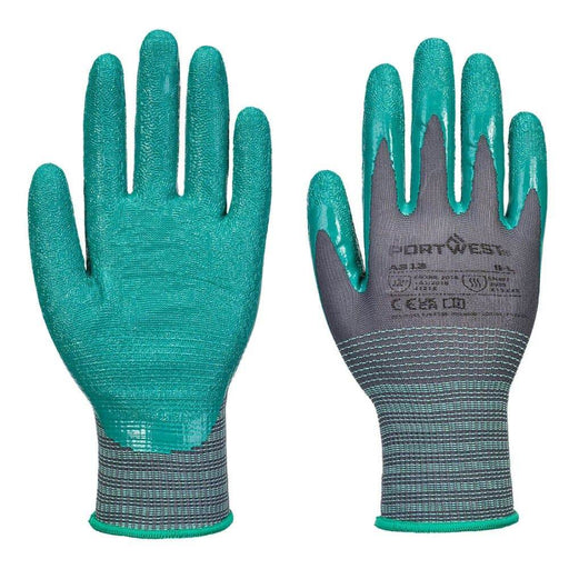 Portwest A313 Grip 15 Nitrile Crinkle Glove (Pack of 12) - HEAT PROTECTION GLOVES
