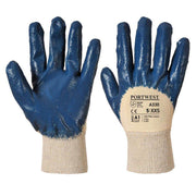 Portwest A330 Nitrile Light Knitwrist Gloves - GENERAL HANDLING GLOVES