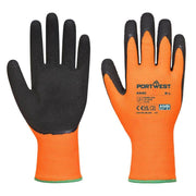 Portwest A340 Hi-Vis Grip Latex Glove - GRIP PERFORMANCE GLOVES