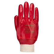 Portwest A400 PVC Knitwrist Gloves - LIQUID PROTECTION GLOVES