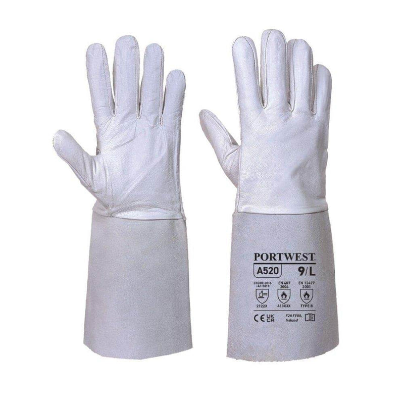 Portwest A520 Premium Tig Welding Gauntlet - WELDERS GLOVES