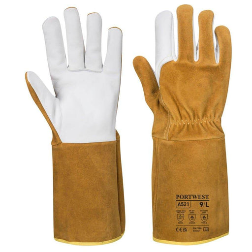 Portwest A521 TIG Welding Gauntlet - WELDERS GLOVES