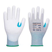 Portwest A699 MR13 ESD PU Palm Gloves (Pk12) - ESD GLOVES