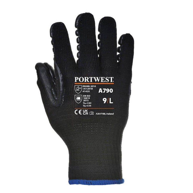 Portwest A790 Anti Vibration Gloves - IMPACT GLOVES
