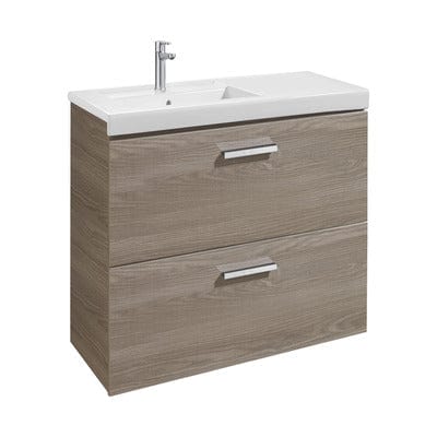 Prisma 600mm 2 Drawer Bathroom Vanity Unit - All Colours - Bathrooms