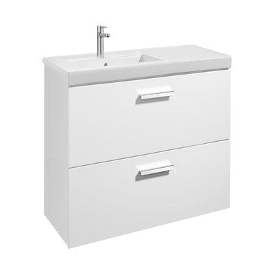 Prisma 600mm 2 Drawer Bathroom Vanity Unit - All Colours - Bathrooms