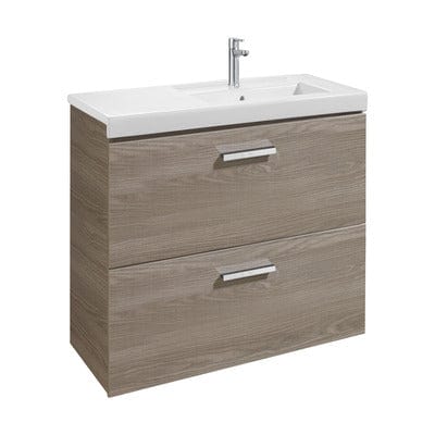 Prisma 600mm 2 Drawer Bathroom Vanity Unit - All Colours - Bathrooms