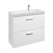 Prisma 600mm 2 Drawer Bathroom Vanity Unit - All Colours - Bathrooms