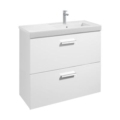 Prisma 600mm 2 Drawer Bathroom Vanity Unit - All Colours - Bathrooms