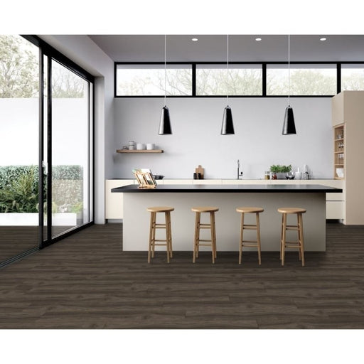 Line Wood Dark Brown (5 per Box) - Tiles