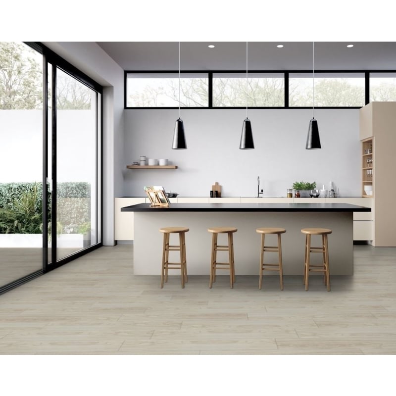 Line Wood Ivory Matt (5 per Box) - Tiles