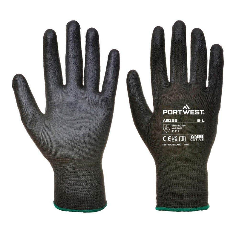 Portwest AB129 PU Palm Glove (288 Pairs) - GENERAL HANDLING GLOVES