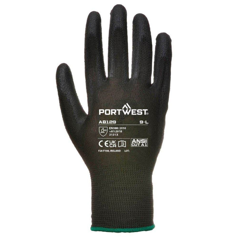 Portwest AB129 PU Palm Glove (288 Pairs) - GENERAL HANDLING GLOVES