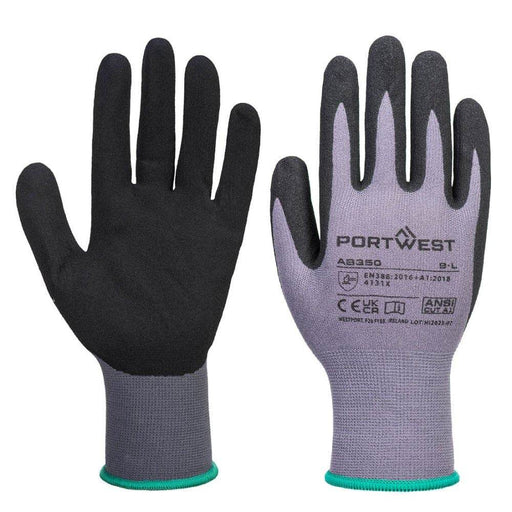 Portwest AB350 Grip 15 Nitrile Foam Glove (Pk12) - GRIP PERFORMANCE GLOVES