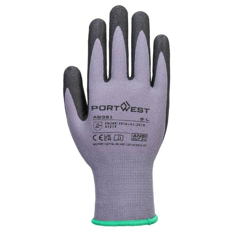 Portwest AB351 Grip 15 Nitrile Dot Glove (Pk12) - GRIP PERFORMANCE GLOVES