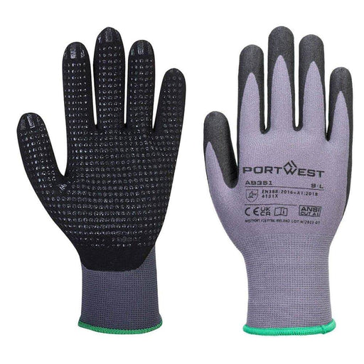 Portwest AB351 Grip 15 Nitrile Dot Glove (Pk12) - GRIP PERFORMANCE GLOVES