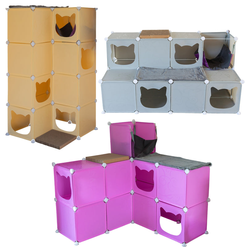 Kitty Cubby Cat Cube Play Tower MAXI - Animals & Pet Supplies > Pet Supplies > Cat Supplies PETS