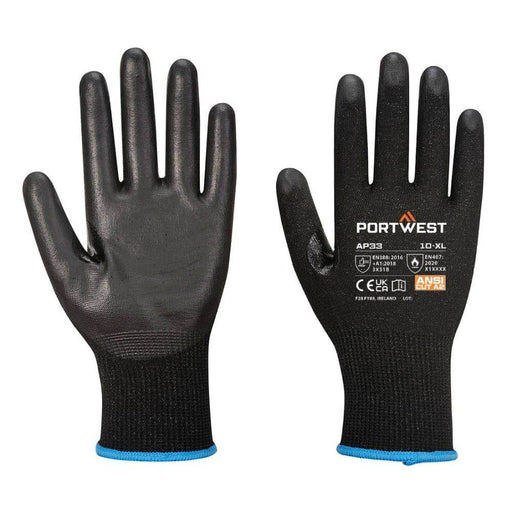 Portwest AP33 LR15 PU Touchscreen Glove (Pk12) - GENERAL HANDLING GLOVES