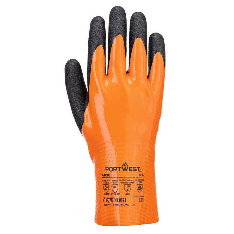 Portwest AP36 Grip 15 Nitrile Gauntlet - CHEMICAL GLOVES