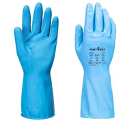 Portwest AP76 FD Chemical B Latex Light Gauntlet (Pack of 12) - CHEMICAL GLOVES