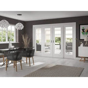 White Sliding Door Frame - 2pcs (includes hardware kit) 3500mm -