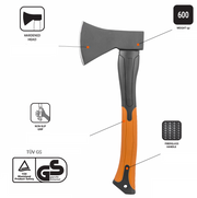 Universal Fiberglass Axe 600g - Hardware > Tools > Axes Garden tools & Accesories