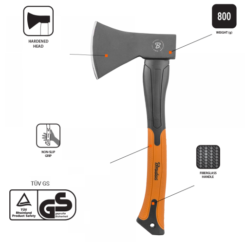 Universal Fiberglass Axe 800g - Hardware > Tools > Axes Garden tools & Accesories