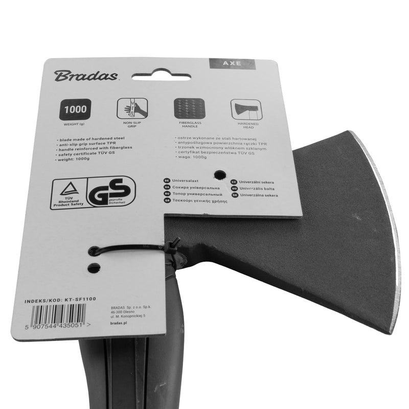 Universal Fiberglass Axe 1000g - Hardware > Tools > Axes Garden tools & Accesories