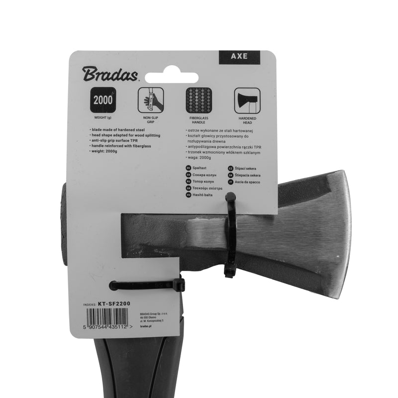 Fiberglass Splitting Axe 2000g - Hardware > Tools > Axes Garden tools & Accesories