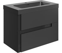 Achilles 805mm Wall Hung 2 Drawer Basin Unit & Co-ordinating Basin -