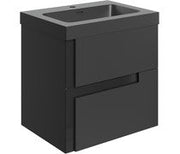 Achilles 605mm Wall Hung 2 Drawer Basin Unit & Co-ordinating Basin -