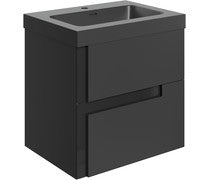 Achilles 605mm Wall Hung 2 Drawer Basin Unit & Co-ordinating Basin -