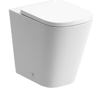 Agatha Rimless Back To Wall Comfort Height WC & Soft Close Seat -