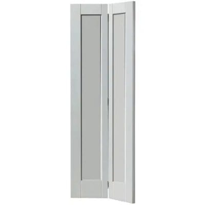 Antigua White Primed Bi Fold Internal Door - 1981mm x 762mm - Doors