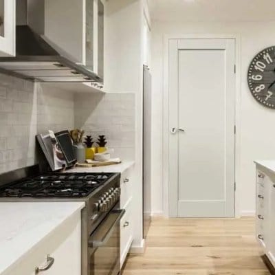 Antigua White Primed Internal Door - All Sizes -