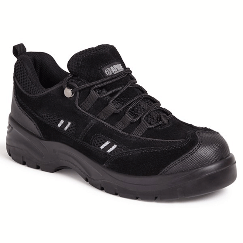 Apache AP302SM Leather Steel Toe Trainer - SAFETY TRAINERS