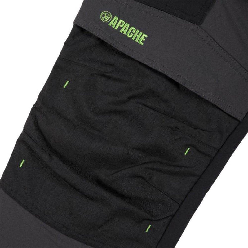 Apache Calgary Slim Fit 4 Way Stretch Holster Pocket Work Trousers - KNEE PAD TROUSERS