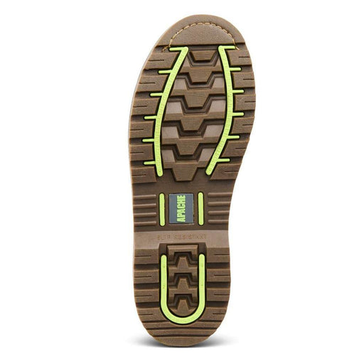 Apache Crater Brown Crazy Horse Leather Dealer Work Boot - SAFETY DEALER BOOTS