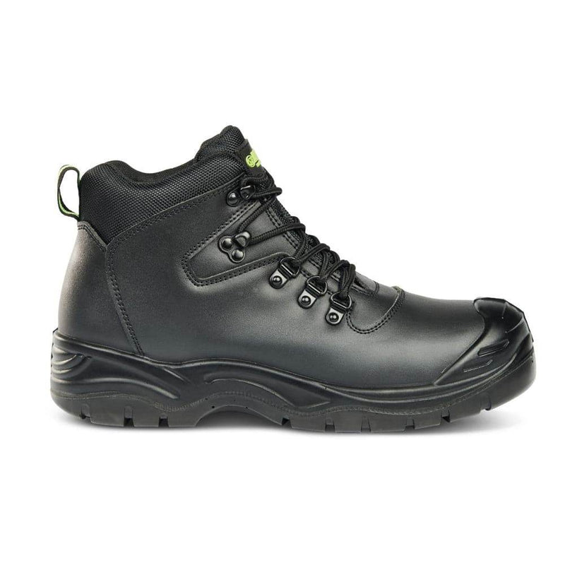 Apache Jupiter Black Mid-Cut Safety Work Boot - SAFETY BOOTS